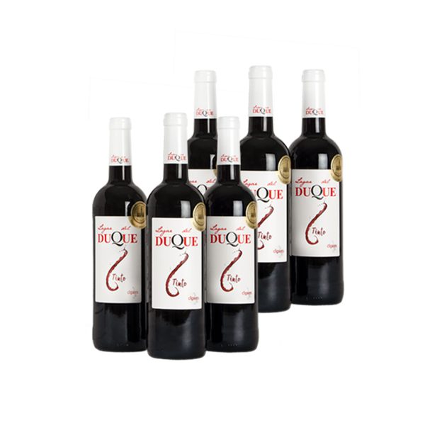 Case of six bottles of Lagar del Duque red wine, from Cigales DO.